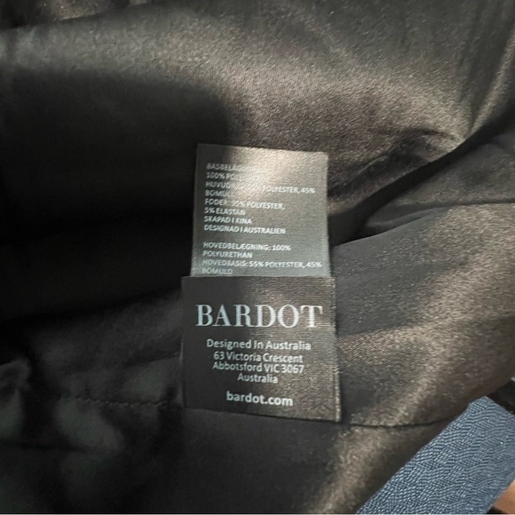 Bardot DONNA TUBE VEGAN LEATHER SKIRT IN BLACK, New with Tags - Picture 8 of 9